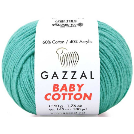 GAZZAL BABY COTTON 3426 бирюза