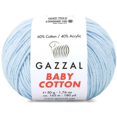 GAZZAL BABY COTTON 3429 світло-блакитний