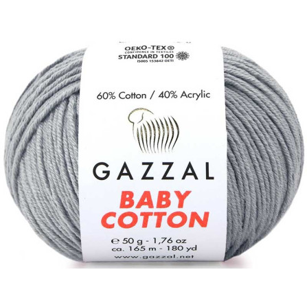 GAZZAL BABY COTTON 3430 сірий