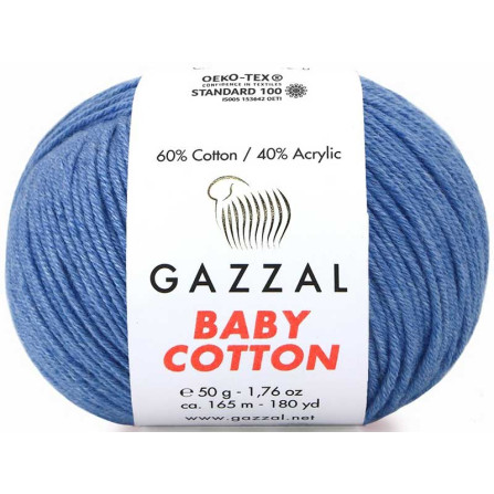 GAZZAL BABY COTTON 3431 блакитний джинс