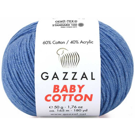 GAZZAL BABY COTTON 3431 голубой джинс