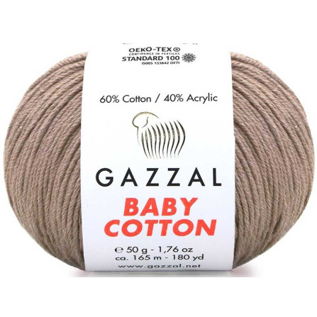 GAZZAL BABY COTTON 3434 кофе с молоком