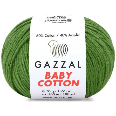 GAZZAL BABY COTTON 3449 зелёный