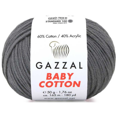 GAZZAL BABY COTTON 3450 темно-сірий