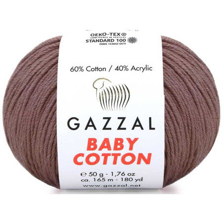 GAZZAL BABY COTTON 3455 тёмная норка