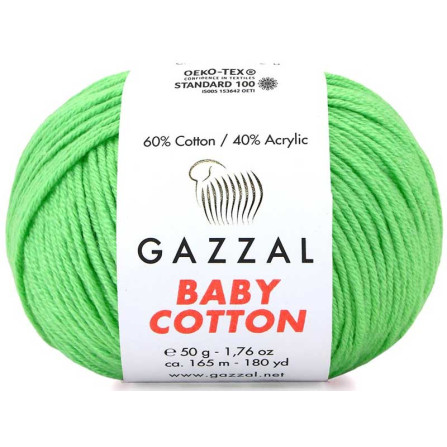 GAZZAL BABY COTTON 3466 весняна зелень