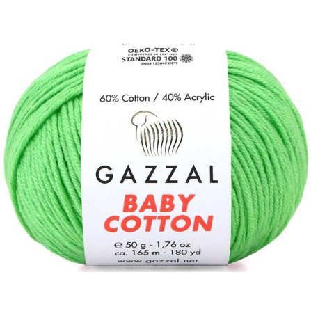 GAZZAL BABY COTTON 3466 весенняя зелень