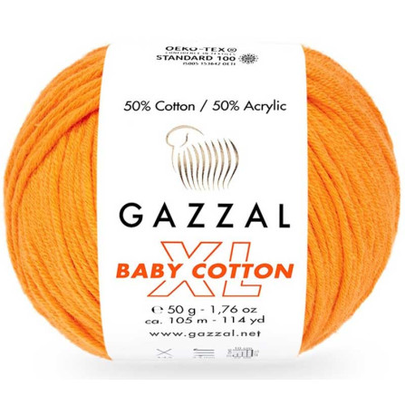 GAZZAL BABY COTTON XL 3416 помаранчевий