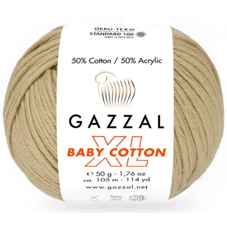 GAZZAL BABY COTTON XL 3424 темний беж