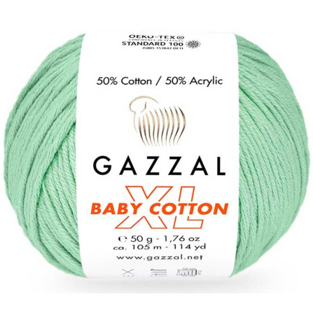 GAZZAL BABY COTTON XL 3425 зелена м'ята