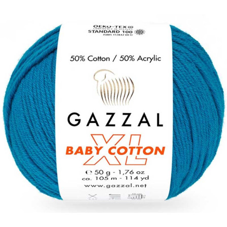 GAZZAL BABY COTTON XL 3428 тёмная бирюза