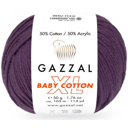 GAZZAL BABY COTTON XL 3441 фіолетовий