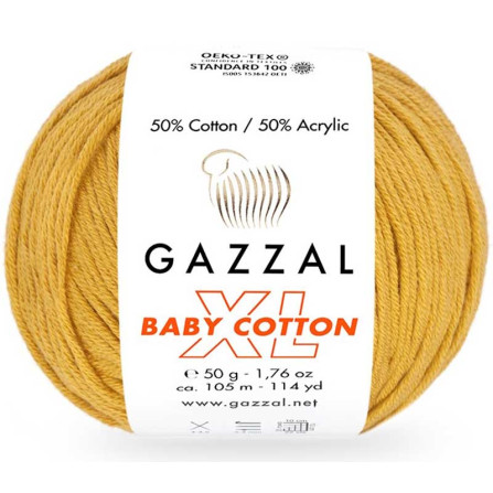 GAZZAL BABY COTTON XL 3447 шафран