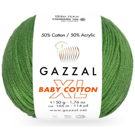 GAZZAL BABY COTTON XL 3449 зелений