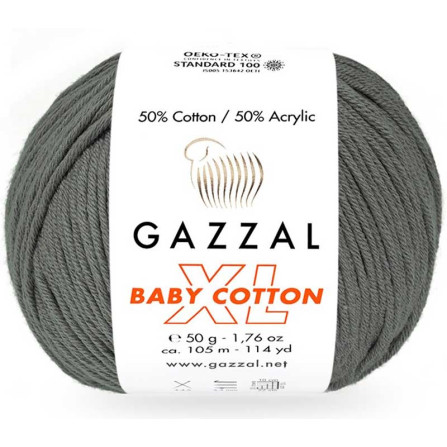 GAZZAL BABY COTTON XL 3450 темно-сірий