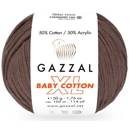 GAZZAL BABY COTTON XL 3455 темна норка