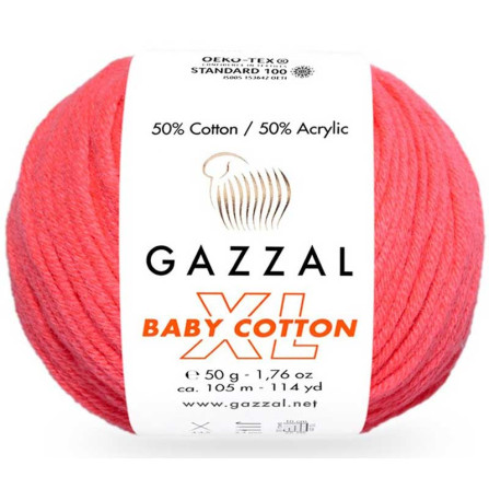 GAZZAL BABY COTTON XL 3458 темно-кораловий