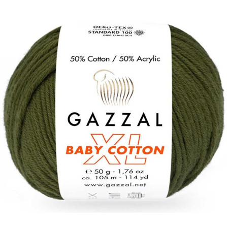 GAZZAL BABY COTTON XL 3463 хакі