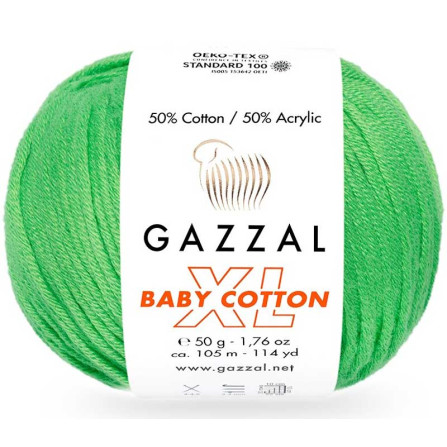 GAZZAL BABY COTTON XL 3466 весенняя зелень