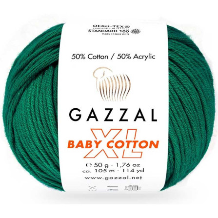 GAZZAL BABY COTTON XL 3467 темно-зелений