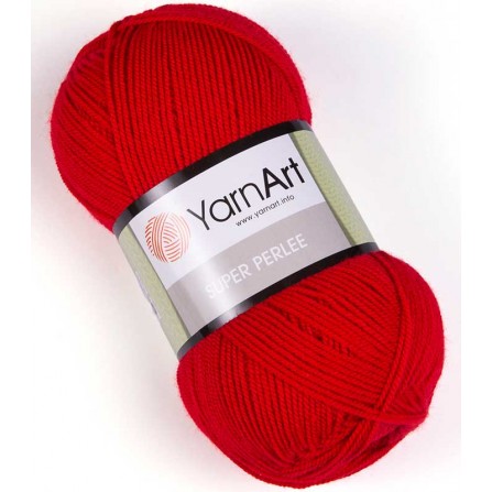 YARNART SUPER PERLEE 41 красный