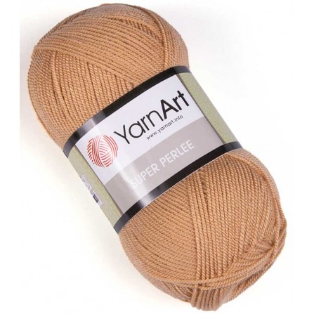 YARNART SUPER PERLEE 805 тёмный беж