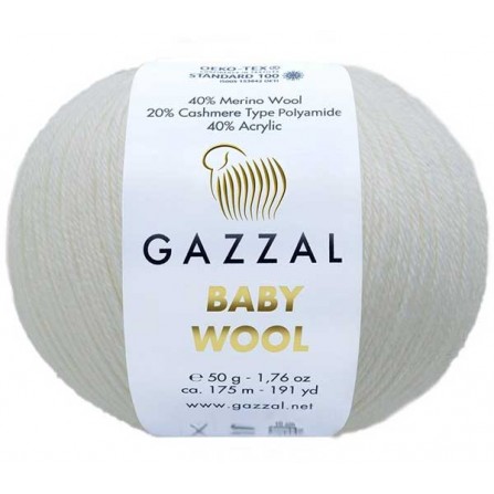 GAZZAL BABY WOOL 801 белый