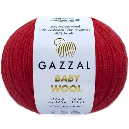 GAZZAL BABY WOOL 811 красный