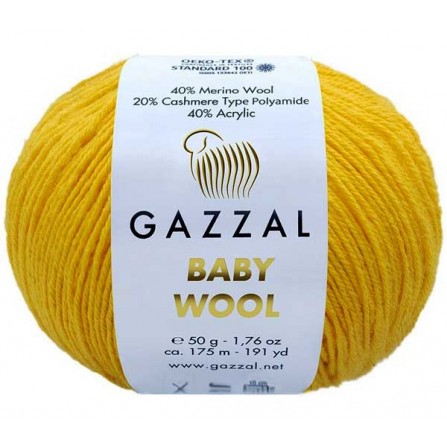 GAZZAL BABY WOOL 812 жовтий