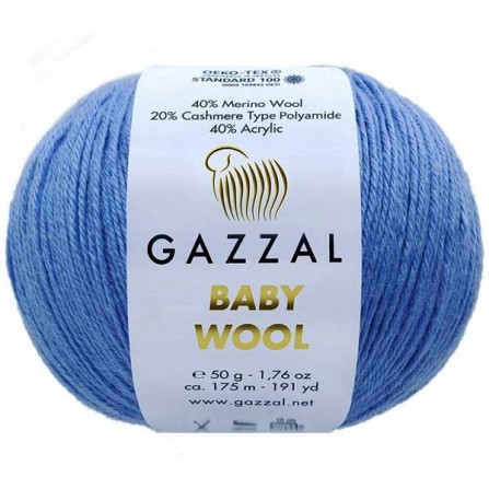 GAZZAL BABY WOOL 813 блакитний