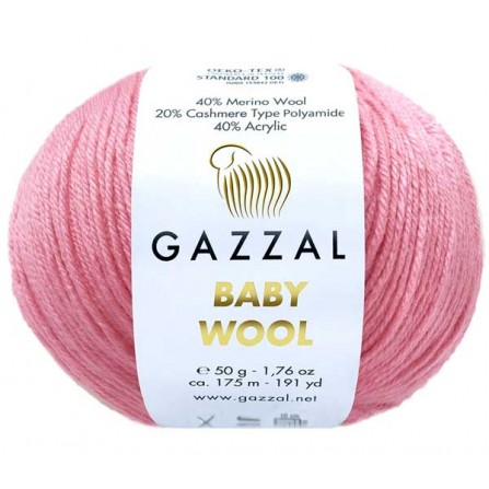 GAZZAL BABY WOOL 828 рожевий