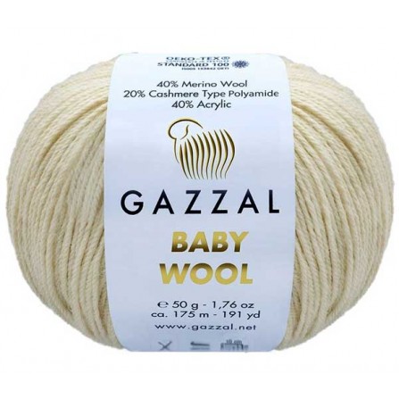 GAZZAL BABY WOOL 829 кремовий