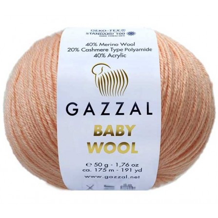 GAZZAL BABY WOOL 834 персик