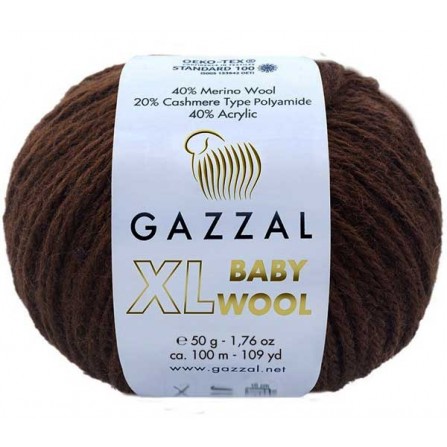 GAZZAL BABY WOOL XL 807 коричневий