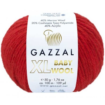 GAZZAL BABY WOOL XL 811 червоний