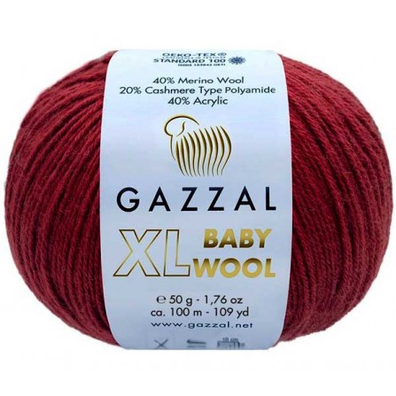 GAZZAL BABY WOOL XL 816 вишня