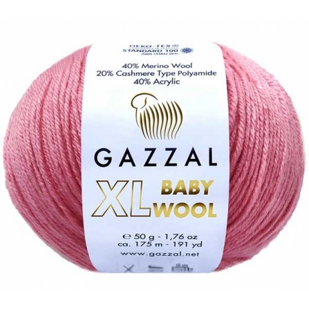 GAZZAL BABY WOOL XL 831 рожеве літо