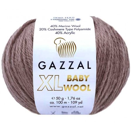 GAZZAL BABY WOOL XL 835 світло-коричневий