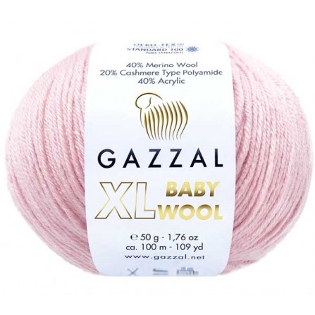 GAZZAL BABY WOOL XL 836 детский розовый