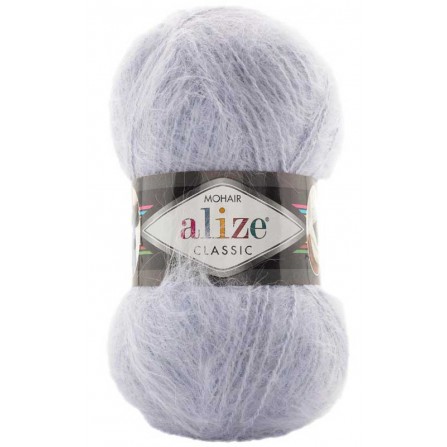 ALIZE MOHAIR CLASSIC 224 пастельно-сірий