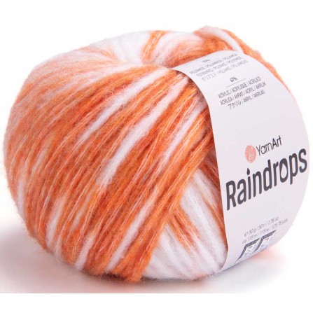 YARNART RAINDROPS 2903 помаранчевий