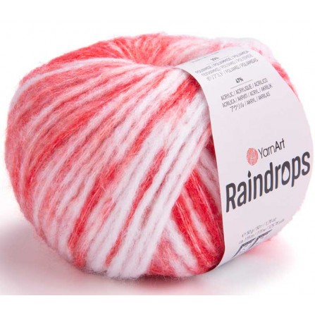 YARNART RAINDROPS 2908 червоний