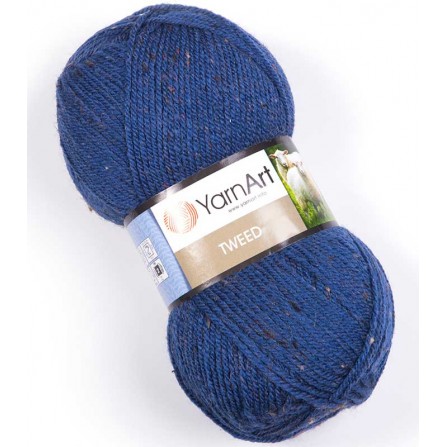 YARNART TWEED 230 синій