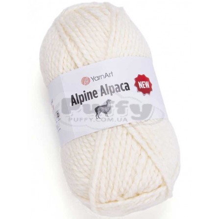 YARNART ALPINE ALPACA NEW 1433 молочний