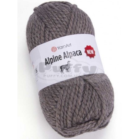 YARNART ALPINE ALPACA NEW 1438 кава з молоком меланж