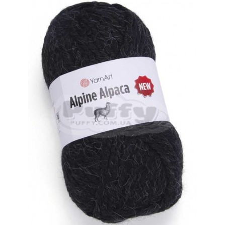 YARNART ALPINE ALPACA NEW 1439 чорний