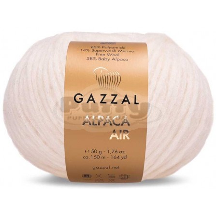 GAZZAL ALPACA AIR 70 молочний