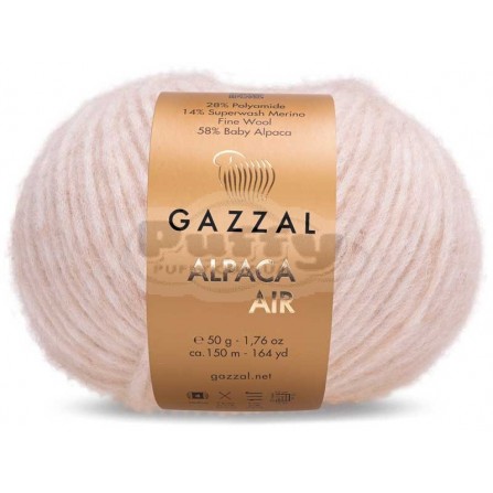 GAZZAL ALPACA AIR 71 молочно-бежевий