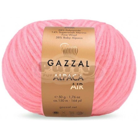 GAZZAL ALPACA AIR 85 рожевий