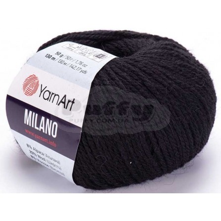 YARNART MILANO 850 чорний